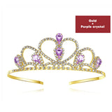 Wedding Crown Princess Tiara Pearl Rhinestone Headband for Kids