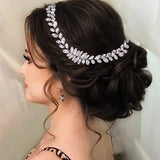 Crystal Hair Comb Wedding Headband Tiara Bride Queen Party Headdress