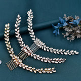 Crystal Hair Comb Wedding Headband Tiara Bride Queen Party Headdress