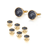 Men's Wedding Cufflinks Tuxedo Studs Set 1Pair Cufflinks 6 Tuxedo Studs
