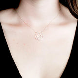 Roman Numerals Necklace Personalized Initial Necklace Gift