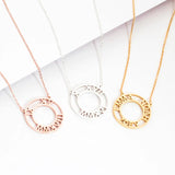 Roman Numerals Necklace Personalized Initial Necklace Gift