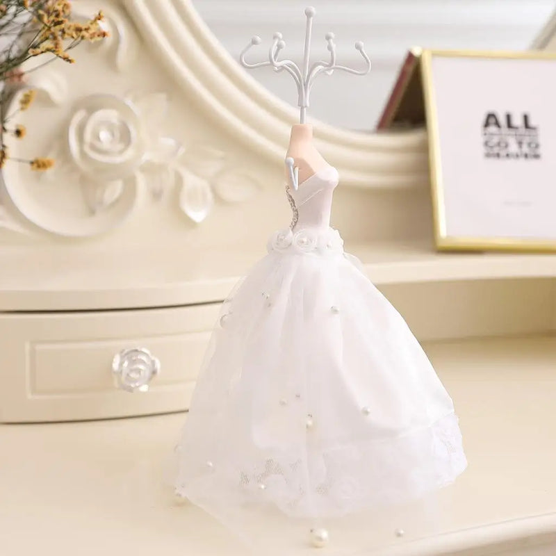Wedding Dress Earring Necklace Jewelry Display Stand Organizer