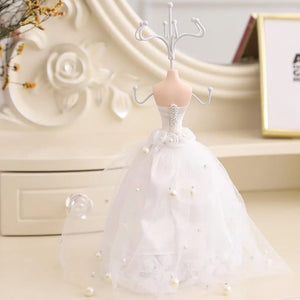 Wedding Dress Earring Necklace Jewelry Display Stand Organizer