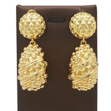 Copper Crystal Earrings Hollow Out Big African Women