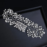 Bridal Crystal Hair Comb Rhinestone Pearl Wedding Accessories