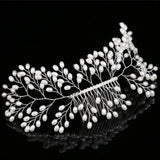Bridal Crystal Hair Comb Rhinestone Pearl Wedding Accessories