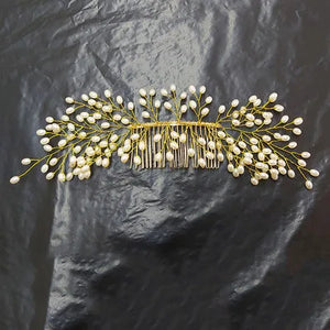Bridal Crystal Hair Comb Rhinestone Pearl Wedding Accessories