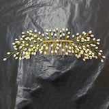 Bridal Crystal Hair Comb Rhinestone Pearl Wedding Accessories