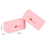 Romantic Flower Double Ring Velvet Jewelry Display Case
