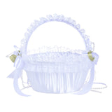 Flower Girl Basket for Wedding Ceremony Decor
