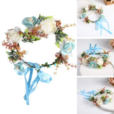 Bohemian Wedding Flower Headband for Women Girls