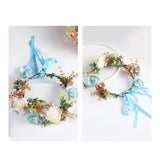 Bohemian Wedding Flower Headband for Women Girls
