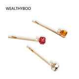 Crystal Wedding Hair Clips Party Headpiece