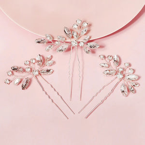 Crystal Wedding Hair Accessories Set 3pcs