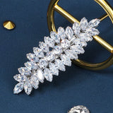CZ Hair Combs Clips Bridal Jewelry for Women Party Bride Headpiece