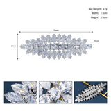 CZ Hair Combs Clips Bridal Jewelry for Wedding