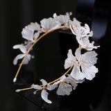 Wedding Flower Leaf Headband Tiara For Brides