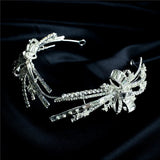 Crystal Rhinestone Headband Hairpiece for Brides