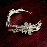 Crystal Rhinestone Headband Hairpiece for Brides