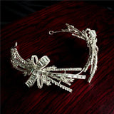 Crystal Rhinestone Headband Hairpiece for Brides