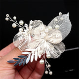 Wedding Hair Clips Pearl Flower Hairpins