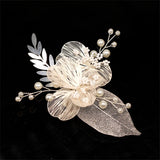 Wedding Hair Clips Pearl Flower Hairpins