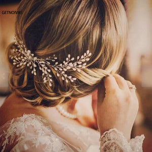 Bridal Hair Comb Pearl Headdress Wedding Hair Clip