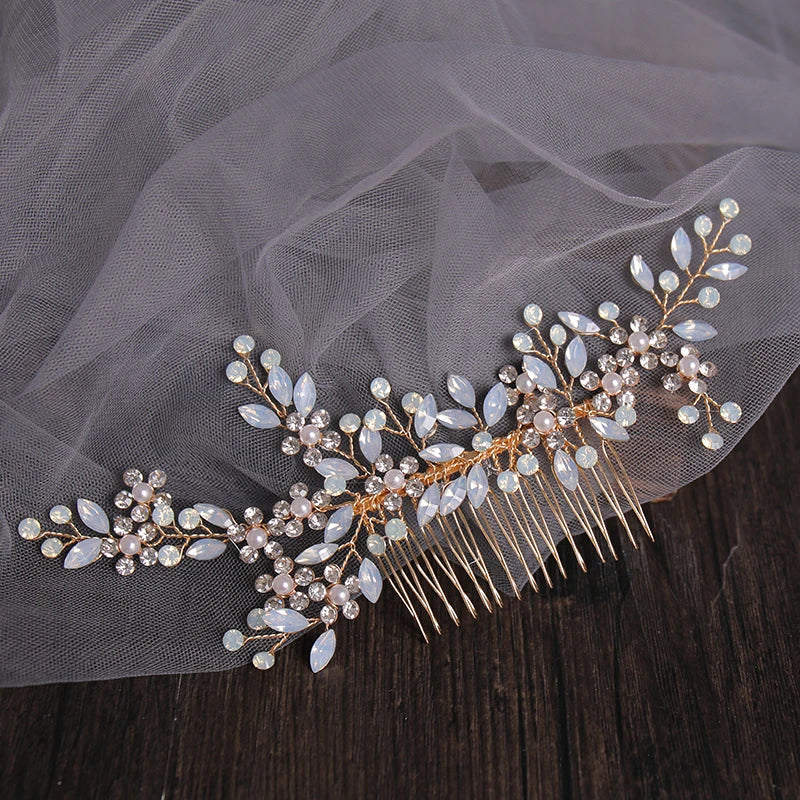 Bridal Crystal Hair Comb Headdress Wedding Accessories