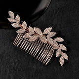 Bling Rhinestone Wedding Hair Comb for Bride Women
