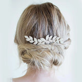 Bling Rhinestone Wedding Hair Comb for Bride Women
