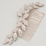 Bling Rhinestone Wedding Hair Comb for Bride Women