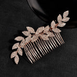 Pearl Hair Combs Rhinestone Headdress Bridal Hair Jewelry