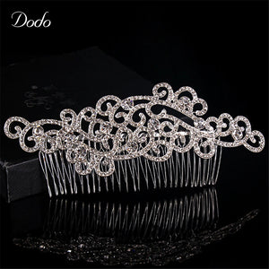 Crystal Wave Shape Hairpin Comb for Women
