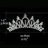Rhinestone Bridal Comb Tiara for Girls Wedding Hair Accessories