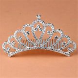 Rhinestone Bridal Comb Tiara for Girls Wedding Hair Accessories