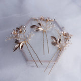 Bridal Leaf Hair Vine Tiara Crystal Headpiece
