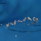 Crystal Rhinestone Flower Headband Bride Headdress