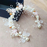 Wedding Bridal Headband with Imitated Pearl Hair Headdress