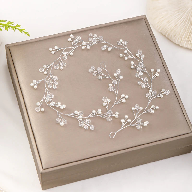 Pearl Bridal Hair Accessories Headpiece Wedding Hair Jewelry