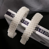 Beaded Pearl Wedding Headband Hairband for Women Hair Accessories