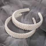 Beaded Pearl Wedding Headband Hairband for Women Hair Accessories