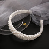 Beaded Pearl Wedding Headband Hairband for Women Hair Accessories