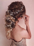 Wedding Headdress Pearl Crystal Headband Bridal Hair Accessories
