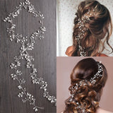 Wedding Headdress Pearl Crystal Headband Bridal Hair Accessories