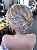Wedding Headdress Pearl Crystal Headband Bridal Hair Accessories