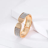 Crystal Rhinestones Silver Bracelets for Women Bride