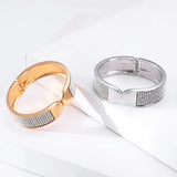 Crystal Rhinestones Silver Bracelets for Women Bride