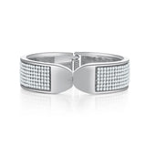 Crystal Rhinestones Silver Bracelets for Women Bride