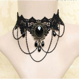 Wedding Lace Choker Necklaces Vintage Women Jewelry